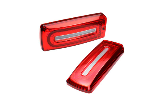 Set of LED Taillights suitable for Mercedes G-Class W463 G500/G550/G55/G63 AMG 1999-2018 - Red/Light DL MER01LC AutoStyle, Image 3