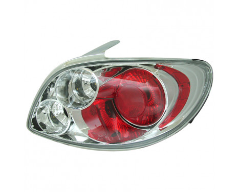 Set of taillights suitable for Peugeot 206 excl. CC/SW - Chrome DL PER01 AutoStyle, Image 2
