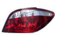 Set of taillights suitable for Peugeot 307 2001-2005 excl. CC/SW/Break - Red/Clear DL PER47 AutoStyle