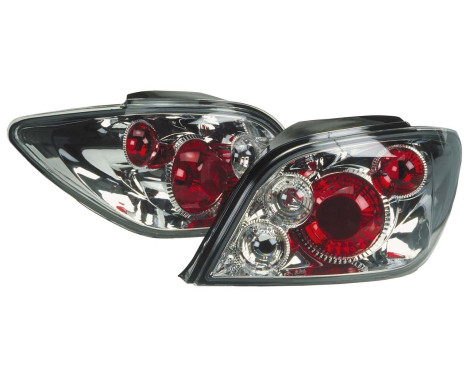 Set of taillights suitable for Peugeot 307 excl. Break/SW - Chrome DL PER05 AutoStyle