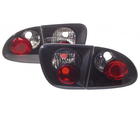 Set of taillights suitable for Seat Leon 1M 1999-2005 - Smoke/Black DL SER03J AutoStyle
