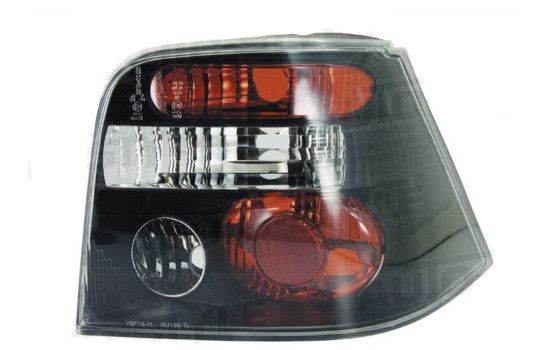 Set of taillights suitable for Volkswagen Golf IV 1998-2003 excl. Variant - Black/Smoke DL VWR08JS AutoStyle