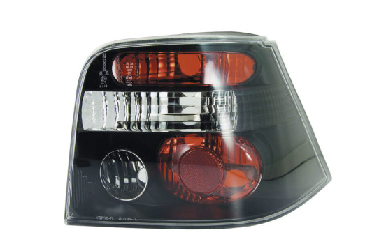 Set of taillights suitable for Volkswagen Golf IV 1998-2003 excl. Variant - Black/Smoke DL VWR08JS AutoStyle, Image 2