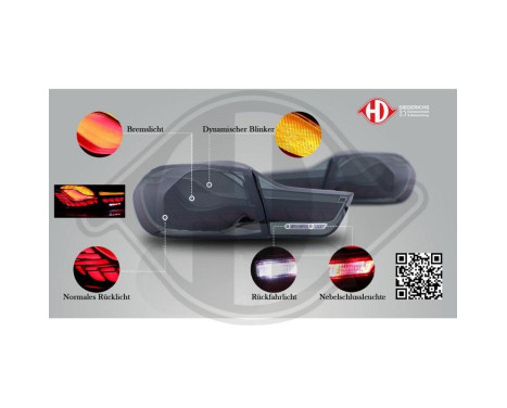 Set Rear Lights HD Tuning 1245891 Diederichs, Image 2