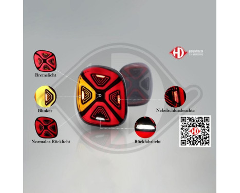 Set Rear Lights HD Tuning 1607296 Diederichs, Image 2