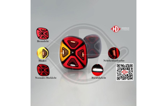 Set Rear Lights HD Tuning 1607296 Diederichs, Image 2
