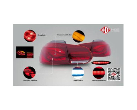 Set Rear Lights HD Tuning 2215697 Diederichs