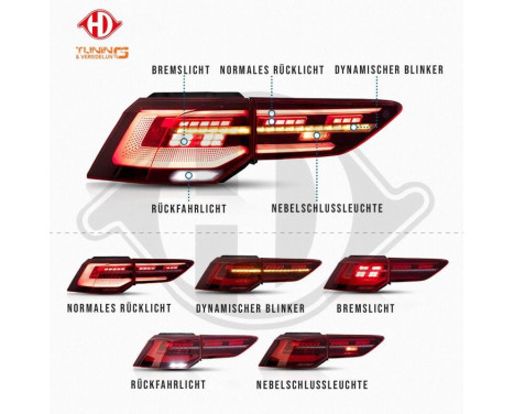 Set Rear Lights HD Tuning 2218395 Diederichs, Image 3