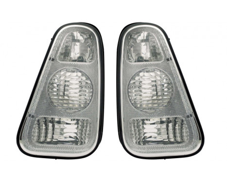 Set Taillights suitable for BMW New Mini R50/R53 2000-2004 - White DL BMR36 AutoStyle