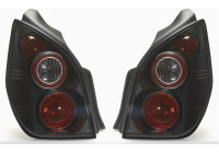 Set Taillights suitable for Citroën C2 2002-2009 - JDM Black DL CIR09J AutoStyle