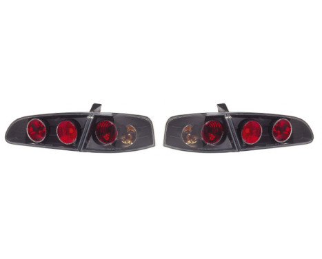 Set Taillights suitable for Seat Ibiza 6L 2002-2008 - Black DL SER04J AutoStyle