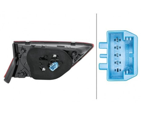 Tail light 2SA 012 522-101 Hella, Image 2