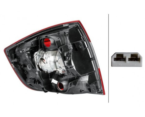 Tail light 9EL 354 849-041 Hella, Image 2