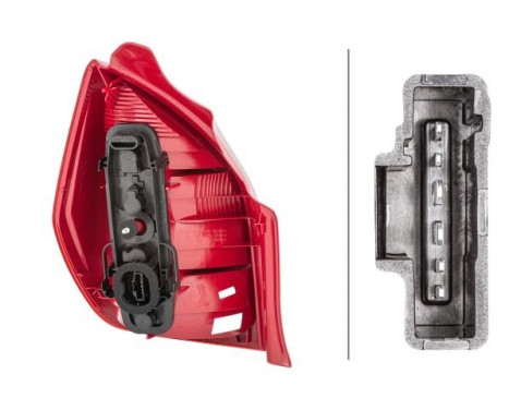 Taillight right 2VP 354 030-021 Hella, Image 3