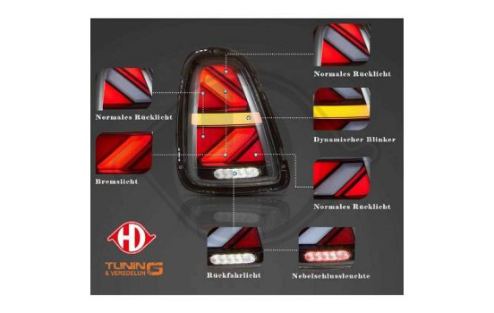 Taillight set HD Tuning 1206299 Diederichs, Image 2