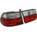 Taillight Set suitable for Honda Civic Coupe 1996-2001 - Red/Clear DL HOR25 AutoStyle, Thumbnail 2