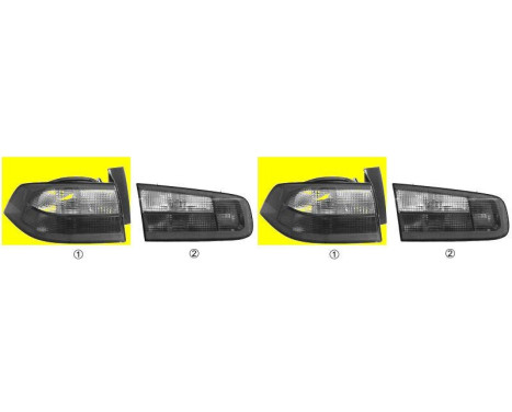 Taillight set