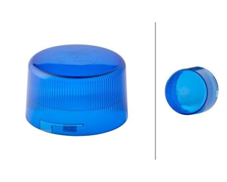 Lens, rotating beacon