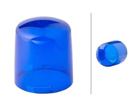 Lens, rotating beacon