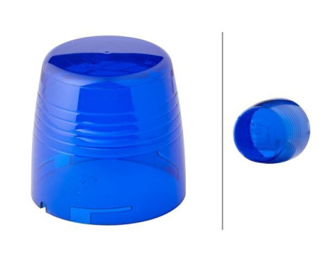 Lens, rotating beacon