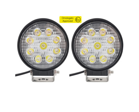 Simoni Racing Spotlight Set 112mm - LED - Black - Set of 2, Image 2