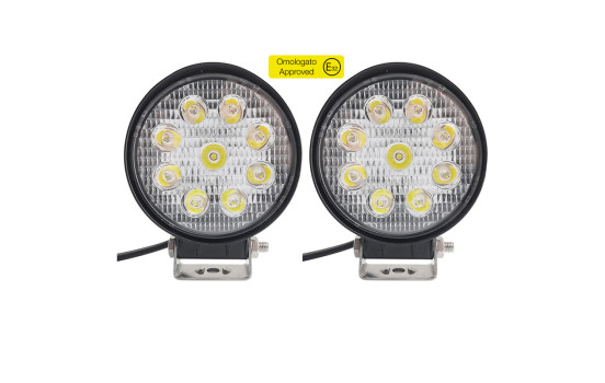 Simoni Racing Spotlight Set 112mm - LED - Black - Set of 2, Image 2