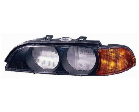 Headlight glass left 0639977 Van Wezel