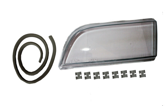 Headlight glass left 20-0272-LA-1 TYC