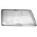 Headlight glass left 20-5010-LA-1 TYC