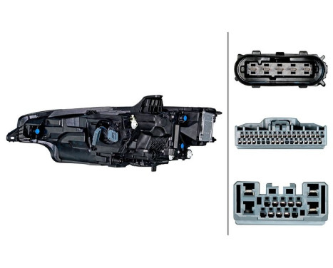 Headlamp set SET_1EX 013 508-911 Hella, Image 4