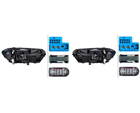 Headlamp set SET_1EX 015 390-711 Hella