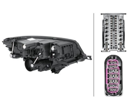Headlight 1ZX 012 669-411 Hella