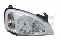 Headlight 20-6065-40-21 TYC