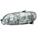 Headlight left 20-0352-35-2 TYC