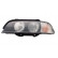 Headlight left 20-0380-15-2 TYC