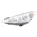 Headlight left 20-1498-05-2 TYC