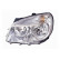 Headlight left from '06 H1+H7 1637961 Van Wezel