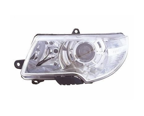 Headlight left H7+H3 without headlight washer holes 7636961 Van Wezel, Image 2