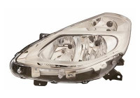 Headlight left H7+H7 Chrome 4333961 Van Wezel