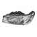 Headlight left H7+H7 from '99 4038965 Van Wezel