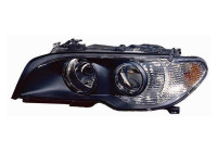 Headlight left H7+H7 white indicator 0653963 Van Wezel