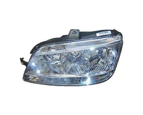 Headlight left with indicator from 12/'05 H1+H7 with FOG LIGHT HOLE 1623967 Van Wezel