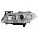 Headlight left with indicator from 3/'06 H1+H7 4375961 Van Wezel