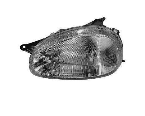 Headlight left with indicator without HEIGHT ADJUSTMENT ELECT. 3776941 Van Wezel