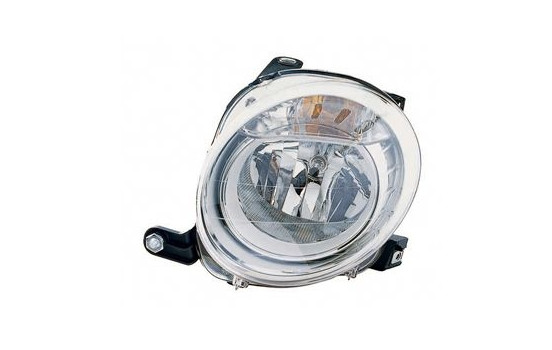 Headlight on the left including actuator 1604961 Van Wezel