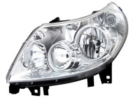 Headlight on the right including actuator 1651962 Van Wezel