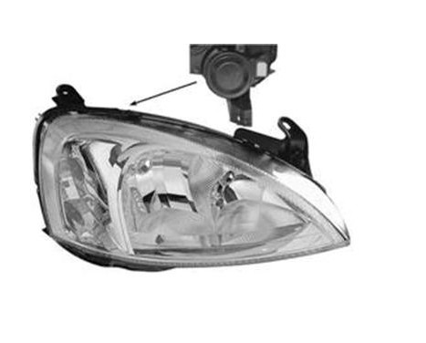 Headlight right 088343 Valeo