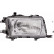 Headlight right 1AE 006 659-121 Hella