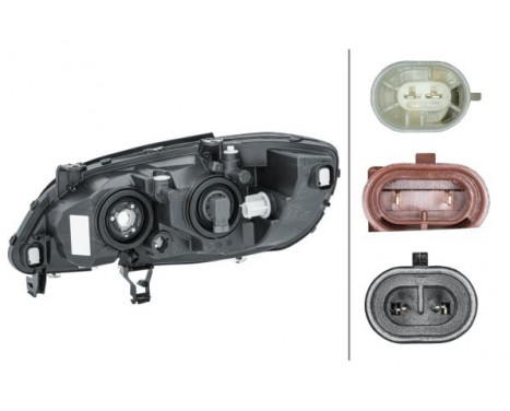 Headlight right 1EG 354 539-021 Hella, Image 3