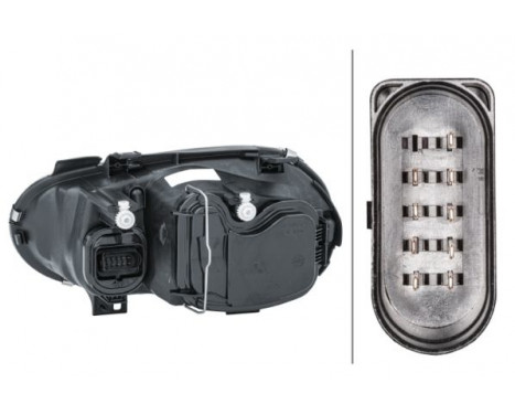 Headlight right 1EJ 007 700-081 Hella, Image 3